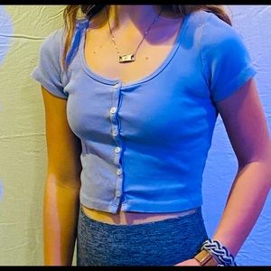 -Violet Brandy Melville Top-